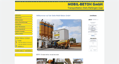 Desktop Screenshot of mobil-beton.com